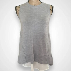 ATHLETA Women's Merino Wool‎ Itinerary Sleeveless Sweater Tank Size XS | EUC